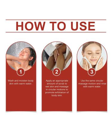 Cherry Body Scrub Gentle Moisturizing & Exfoliating Scrub Deep Cleansing & Hydrating Moisturizing & Nourishing Improves Skin Texture & Tone Gentle Exfoliator for Body Face Hand Foot 4.23 OZ - Buy Online on GoSupps.com