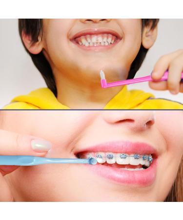 Intubated Raven Brush Set - 6 Mini Toothbrushes for Precise Dental Cleaning | Gap & Bridge Care - Buy Online on GoSupps.com