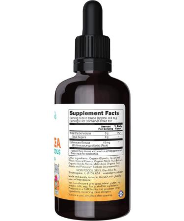 Now Foods Kids Liquid Echinacea - Immune Support, Orange Flavor, 2 fl oz - Buy Online on GoSupps.com