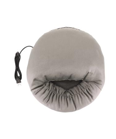 Electrical foot warmers winter USB foot heating electrical heating breathable heating pillow heating house shoes shoes heated base mat for women and men (gray)