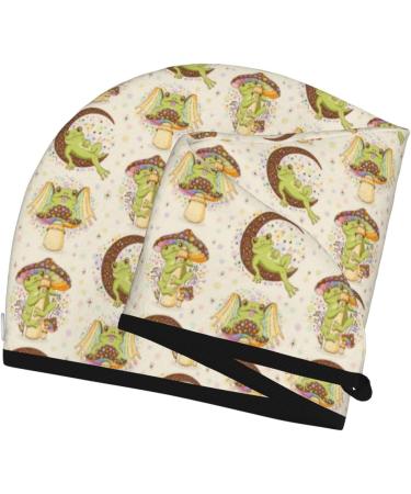 Super Absorbent Frogs Microfiber Hair Towel | Quick Dry Coral Velvet Wrap for Long Curly & Thick Hair - Soft & Stylish for Women - Buy Online on GoSupps.com