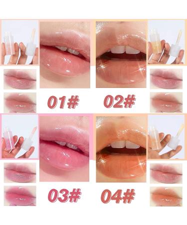 5Pcs Hydrating Lip Glow Oil Set for Long Lasting Nourishment and Plumping - Moisturizing, Non-sticky Lip Gloss Tinted for Lip Care - Buy Online on GoSupps.com