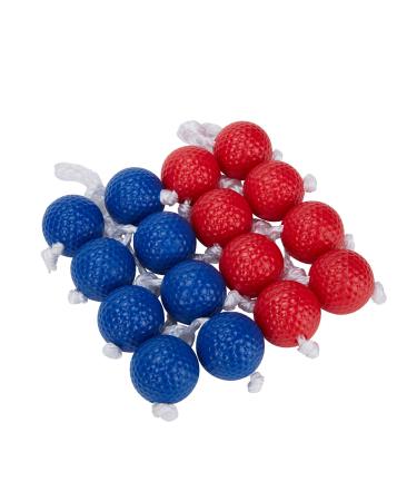LAWN TIME Ladder Toss Replacement Ball - Ladder Balls 8 Pack (4 Red + 4 Blue) Ladder Game Golf Ball Replacement Balls for Ladder Ball Toss Game and Summer Outdoor Games (Includes 8 Bolas)