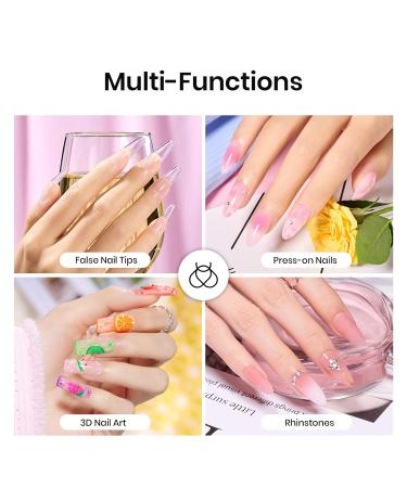 Beetles 15g Solid Nail Glue Gel for False Nail Tips | Strong Adhesive for Press-On Acrylic Nails | UV Light Cured Hard Gel for Nail Art - Buy Online on GoSupps.com