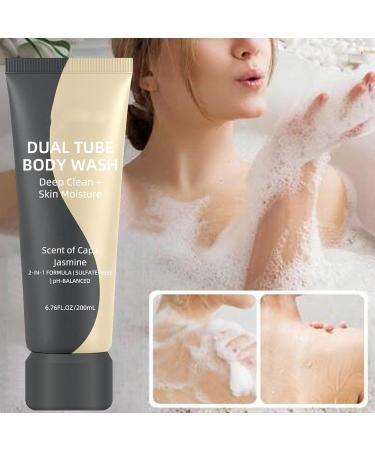 TUOSHITONG Jasmine Body Wash - Moisturizing Gentle Shower Gel Efficiently Cleanses & Soothes Skin Barrier Repair Deep Hydration Women Shower Gel for Dry Sensitive Skin Body Care(200G) - Buy Online on GoSupps.com