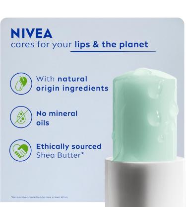 NIVEA 2in1 Aloe Vera Lip Scrub (4.8g) - Exfoliating Lip Balm with Aloe Vera & Vitamin E for Soft & Supple Lips - Intensive Lip Care - Buy Online on GoSupps.com