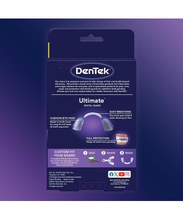 DenTek Ultimate Dental Guard - Ultra Light Slim Design with Storage Case & SmartFit Tray - Buy Online on GoSupps.com