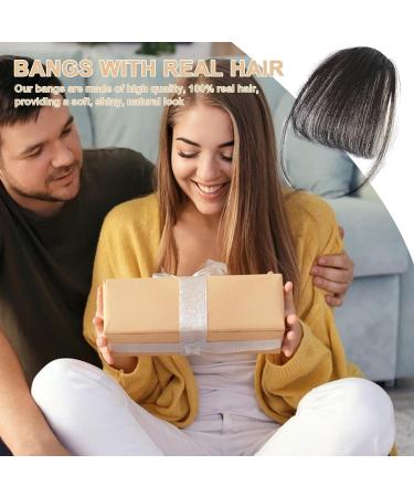 Meindin Clip in Bangs Real Hair | French Bangs Clip on Hair Bangs Extensions - Natural Color Clip on Neat Bangs Hair Extension Human Hair Bangs Extensions Stylish Hair Bangs Fringe Hairpieces Natural black - Buy Online on GoSupps.com