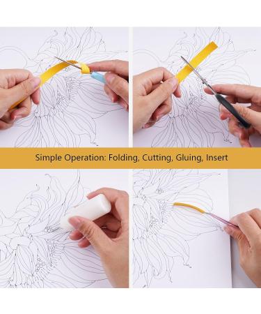 Quilling Kit for Adults - Sunflower Design | Handmade DIY Craft Kit | Home Wall Art Decor | Perfect Gift Idea - Buy Online on GoSupps.com