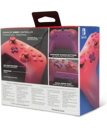 PowerA Enhanced Wired Controller for Nintendo Switch - Fuchsia Fantasy - Buy Online on GoSupps.com