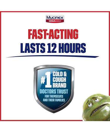 Mucinex Sinus-Max Severe Nasal Congestion Relief Spray - Fast Acting Cooling Menthol - 12 Hour Relief - 0.75 Fl Oz (Pack of 4) - Buy Online on GoSupps.com