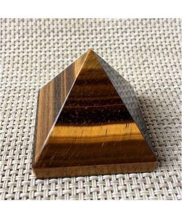 Pyramid Natural Tiger Eye Crystal Pyramid Gemstone Quartz Meditation Quartz Pyramis Chakra Meditation Crystal - Buy Online on GoSupps.com
