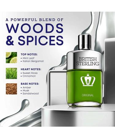 British Sterling by Dana Aftershave for Men - 3.8 oz - Buy Online on GoSupps.com
