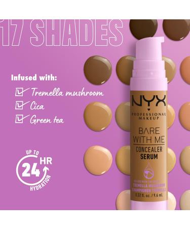 NYX Professional Makeup Covering Serum 2 Pack | Natural Finish & Medium Opacity | Bar with Me Concealer Serum | 9.6 ml Each - Light - Buy Online on GoSupps.com