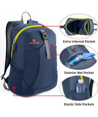 Sinotron 22L Lightweight Packable Hiking Backpack for Women Men - Dark Blue - Buy Online on GoSupps.com