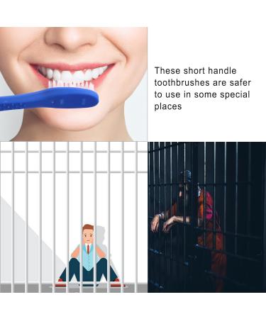 Xuezoioy Mini Disposable Toothbrush with Toothpaste - Pack of 30 Individually Wrapped Blue Travel Toothbrushes for Homeless Shelters and Hospitals - Buy Online on GoSupps.com