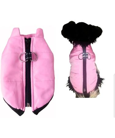 Waterproof XXS Dog Coat Padded Fleece Zip Up Coat Chihuahua Puppy Tiny Toy Clothes Teacup Miniature Tiny Breeds (Pink XXS) XXS: Tiny Miniature Size e.g. Newborn Chihuahua Pink - Buy Online on GoSupps.com