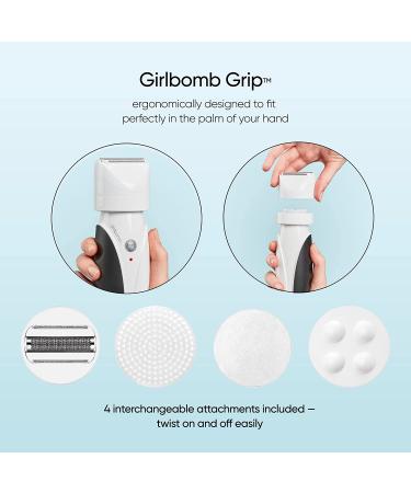 Conair GIRLBOMB Shaver and Body Polish Kit for Women - Wet/Dry, Lithium Ion Rechargeable - Buy Online on GoSupps.com