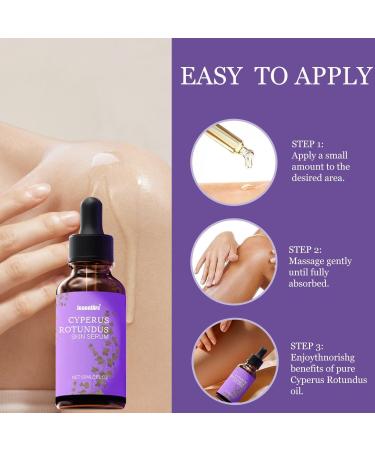 Cyperus Rotundus Skin Serum & Hair Removal Oil Natural Organic Moisturizing Soothing Body Oil for All Skin Types 60 ML - Buy Online on GoSupps.com