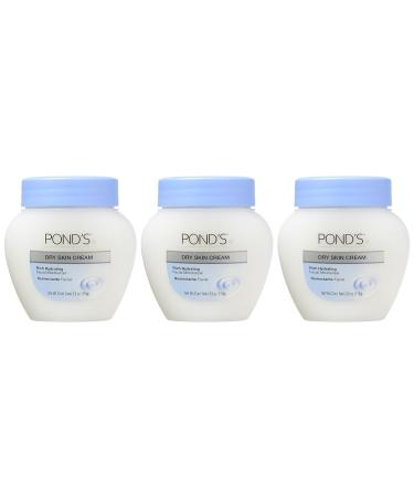 Pond's Unscented Cream for Dry Skin 3.9 oz (Pack of 3) - Moisturizing Facial Cream - Buy Online on GoSupps.com
