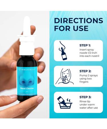 ImmuneMist Nasal and Oral Cleanse Bundle - Iodine Throat Spray and Nasal Iodine Spray - Up to 500 Doses - Made in The USA - Buy Online on GoSupps.com