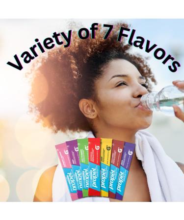 Zentious Propel Powder Packets - Electrolyte Hydration & Immune Support | 35 Variety Pack | 7 Irresistible Flavors - Buy Online on GoSupps.com