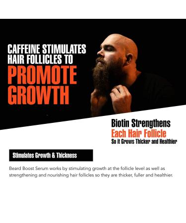 Wild Willies Beard Growth Serum with Biotin & Caffeine - Natural Men's Grooming for Thicker, Fuller Beards - Buy Online on GoSupps.com