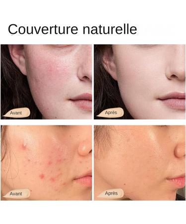 Liquid Foundation Makeup | 30ml Water-Resistant Face Concealer Oil-Regulating Lightweight Texture Men and Women Discreet Even Complexion - Buy Online on GoSupps.com