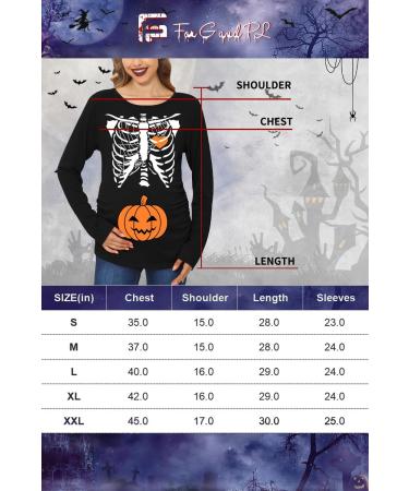 G and PL Halloween Women's Pregnancy Top | Maternity Funny Costume Long Sleeve Shirt - Buy Online on GoSupps.com