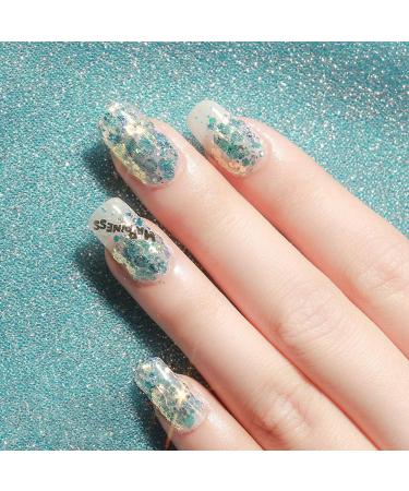 KINNO Cyan Foil Leaf Sheets - 100 Sheets 3.15, Cyan Gilding Gold Foil for Paintings, Arts Crafts, Nail Deco, Furniture & Fashion - 8cm - Buy Online on GoSupps.com