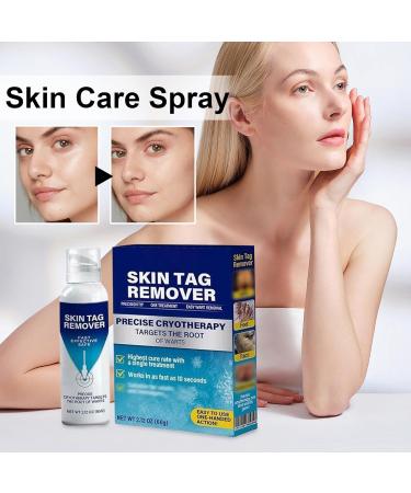Skin Tag Remover for Face | 60ml Spray for Skin Tags | Moisturizing Liquid Spray for Face Body Hands Neck Women Travel - Buy Online on GoSupps.com