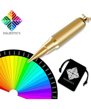 Radiesthesia Pendulum with WITNESS - Esoteric Brass Oracle Pendulum (19g) - Gold - International Shipping Available - Buy Online on GoSupps.com