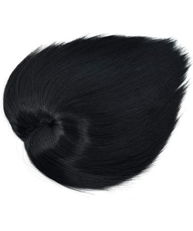 Yamel Hair Toppers for Women - Black Straight Synthetic Wiglets with 2 Clips - Hairpieces for Thinning Hair - Buy Online on GoSupps.com