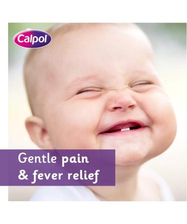 Calpol Infant Oral Suspension 100ml | Paracetamol Strawberry Flavour Liquid | Sugar & Colour-Free - Buy Online on GoSupps.com