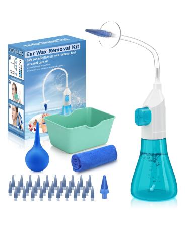 Ear Wax Removal Kit Ear Cleaner Earwax Removal Kit Ear Wax Cleaning Kit Ear Irrigation Flushing System Ear Wax Removal Candles Clean Ear Built Up Wax for Adults Kids Ear Wax Removal Tool