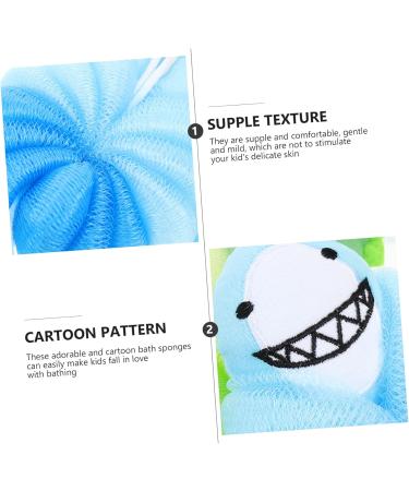 Shop Housoutil 4 Pcs Baby Loofah Body Puff - Cute Bath Sponge Balls for Kids | Perfect Shower & Cleaning Scrubber - Buy Online on GoSupps.com