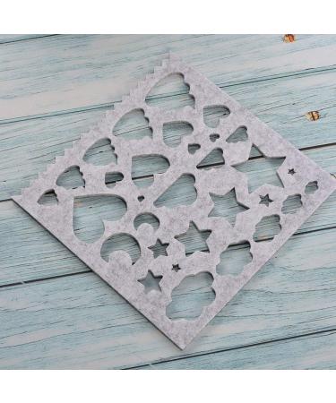 Wixine 7pcs Needle Felting Applique Mold Set for DIY Wool Felt Handicrafts - Buy Online on GoSupps.com
