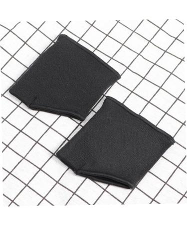 2pcs Half Sleeve Straighteners for Bunions Bunion Straightener Night Splint Heels Cushioning Pads Thread Stand Separator Bunions Covers Thumb Covers Bracket Thumb Brace Black 8X6CM