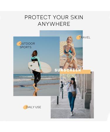 Face Sunscreen SPF 50 Sunscreen SPF 50 Face Face Cream SPF 50 Natural Ingredients with Niacinamide Sunscreen Face Fights Fine Lines Wrinkles Water/Sweat Resistant Anti-Ageing Sun Protection - Buy Online on GoSupps.com