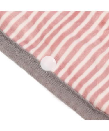 DAUZ Warmer Blanket Wrap - Soft Plush Neck Warmer Shawl (Washable Pink Rabbit) - Perfect for Cozy Comfort at Home or Travel - Buy Online on GoSupps.com