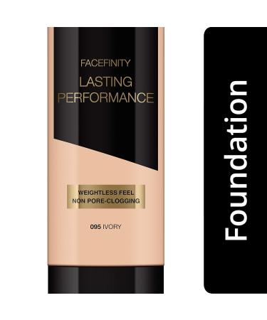 Max Factor Facefinity Lasting Performance Foundation 95 Ivory - 35 ml | Long-Lasting Makeup for Flawless Skin - Buy Online on GoSupps.com