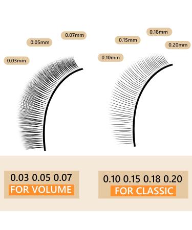 Shop Single Volume Eyelashes - C Curl 0.20mm 8-15mm Mix - Premium Individual Extensions - Buy Online on GoSupps.com