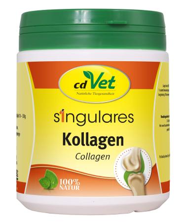 cdVet Natural Products Monary Collagen 250 g - Dog, Cat, Horse - Strengthening of joints - Increases cartilage density - Regulation + regeneration of the body.