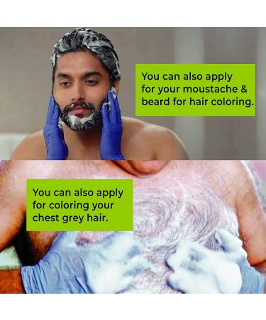 Super Eazzy Hair Colour Shampoo | 5-Minute Root Hair Dye Kit for Men & Women | No Parabens Ammonia Sulfates | Pack of 10 - Black - Buy Online on GoSupps.com