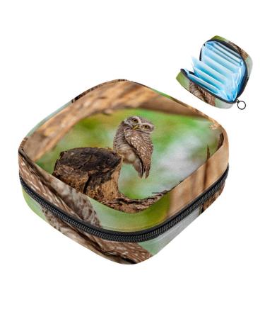 Spotted Owlet Women Binding Storage Pocket menstrual pad pocket Servant menstrual cup pocket with zipper for teenagers girls women