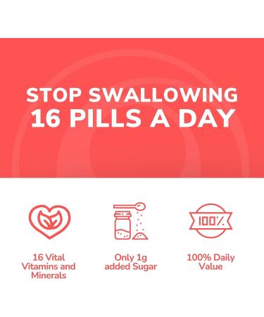 Women's Multivitamin Gummies - 100% Daily Value of 16 Essential Vitamins and Minerals - Soy Free, Non-GMO, Gluten Free - 30 Day Supply - 60 Count - Buy Online on GoSupps.com