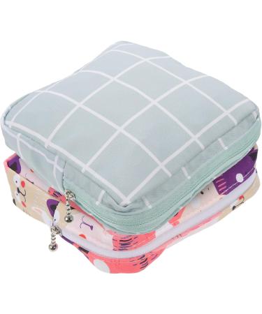 Alipis 6 STK Storage Bags for Women's Bandages & Period Pads - Pure Cotton Travel & School Pockets (3 pcs 13x13x3cm) - Buy Online on GoSupps.com