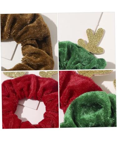 Beavorty Christmas Hair Rope Christmas Elk Hair Bands Christmas Hair Band ponytail holder christmas hair bobble christmas hair ties Hair Ring Autumn And Winter hair tie holder Miss fabric - Buy Online on GoSupps.com