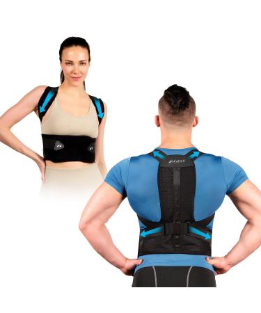 AOFIT L SIZE Back Brace Posture Corrector for Women and Men Breathable Adjustable Full Back Straightener for Upper Lower Back Spine Scoliosis Hunchback Posture Corrector L SIZE