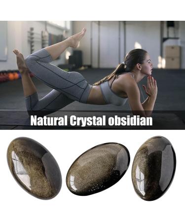 Obsidian Crystal | Tiger Eye Oval Palm Pocket Stones | Natural Tumbled Polished Crystals Stones Tiger Eye Oval Palm Pocket Stones Meditation Reiki Energy Stone Skoulazeo - Buy Online on GoSupps.com